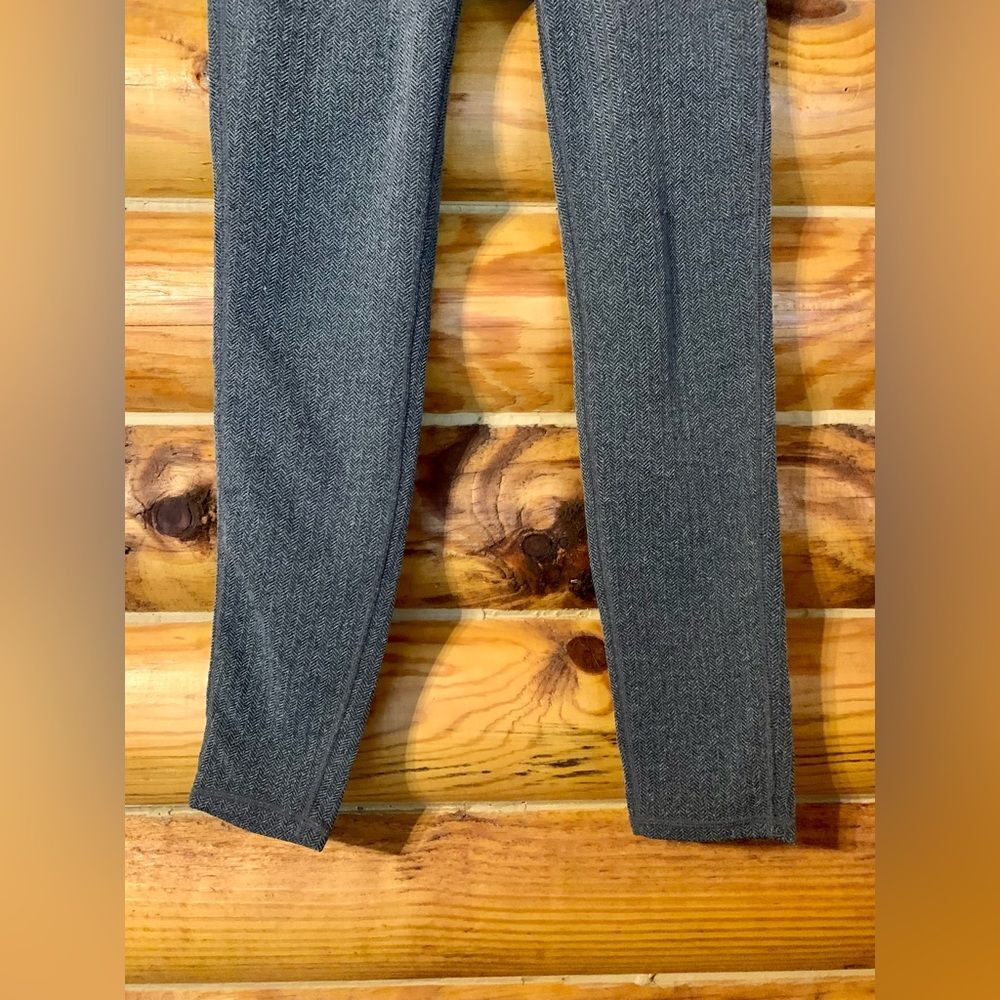 Athleta Leggings Women’s Medium Herringbone Grey Tights - Picture 4 of 9
